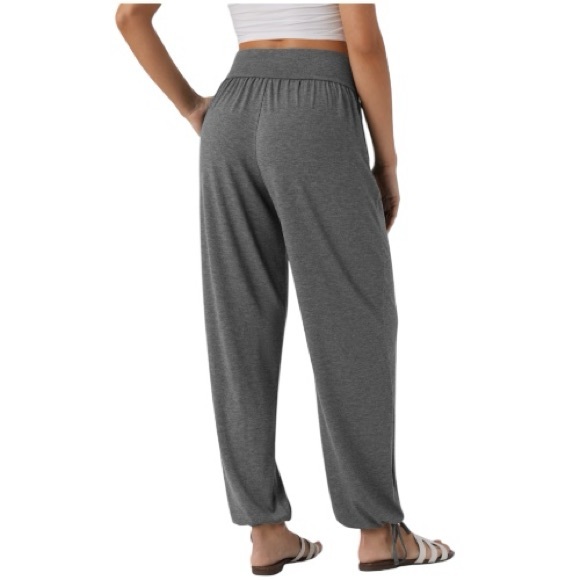 NWT HALARA Crossover High Waisted Pocket Drawstring Casual Joggers NWT - Picture 5 of 5